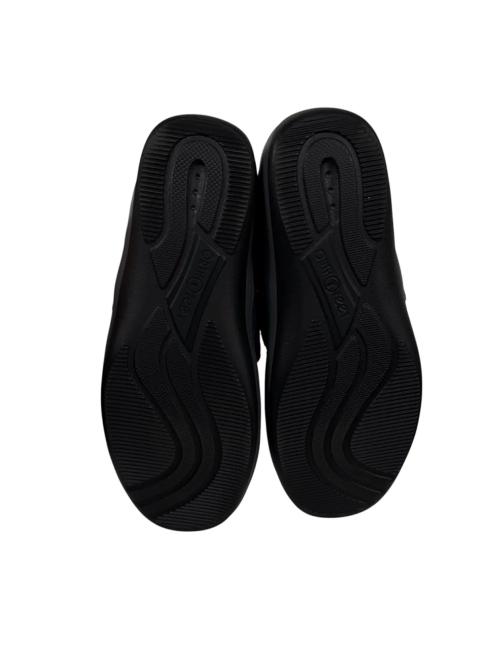 Orthofeet Slip On Walking Shoes Navy Strap Orthotic Comfort Women's Size 8 Wide